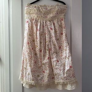 Cynthia Steffe eyelet dress with lace trim, size 12 (fits smaller)